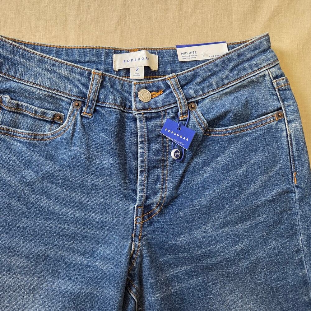 Popsugar woman's mid rise jeans size 26 NWT